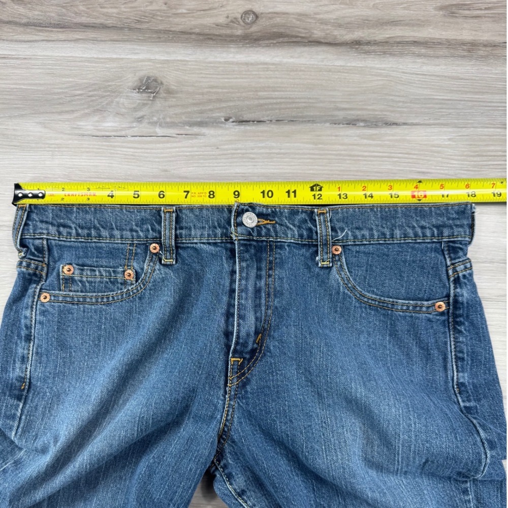 Levis 515 Bootcut Jeans WMNS 14L Blue Medium Wash Mid Rise Stretch Denim 14 Long - Picture 10 of 15